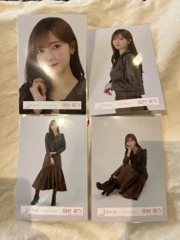 사쿠라자카46 타무라 호노 가죽 자켓 코디 브로마이드 컴프