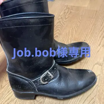 블랙 엔지니어 부츠 벨트 포함