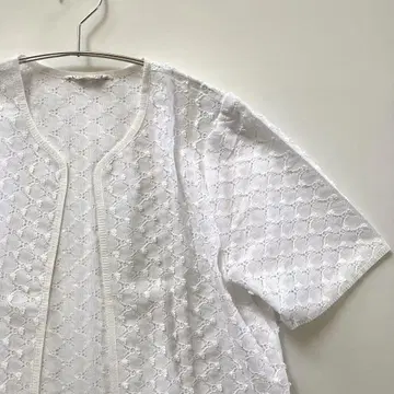 vintage 화이트 레이스 볼레로 80s 90s