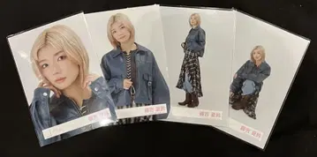 사쿠라자카46 후지요시 카린 브로마이드 가죽 자켓 4종 컴프