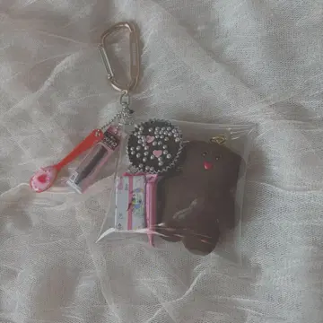 가챠 파우치 mojojojo 초콜릿 카페 브라운