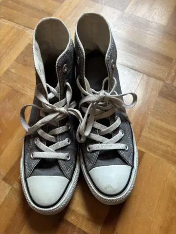 CONVERSE ALL STAR 하이컷 스니커즈 그레이 24.0