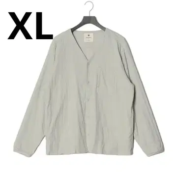 새상품! 스노우피크 충전솜 긴팔 가디건 라이트 그레이 XL