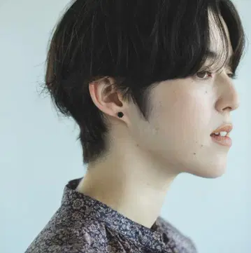 Niki.du.poulain  그레인 귀걸이  블랙  북유럽 생활용품