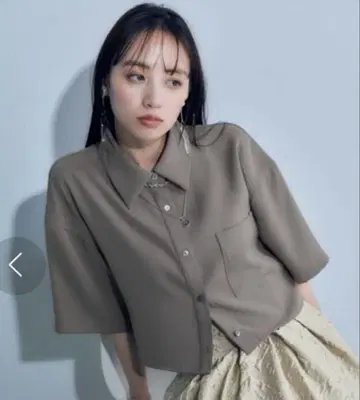 하레 토로미 숏 셔츠 베이지