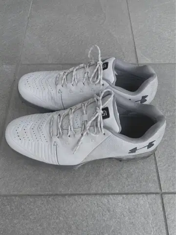언더아머 골프화 UA Spieth 2 스파이크 화이트 26cm