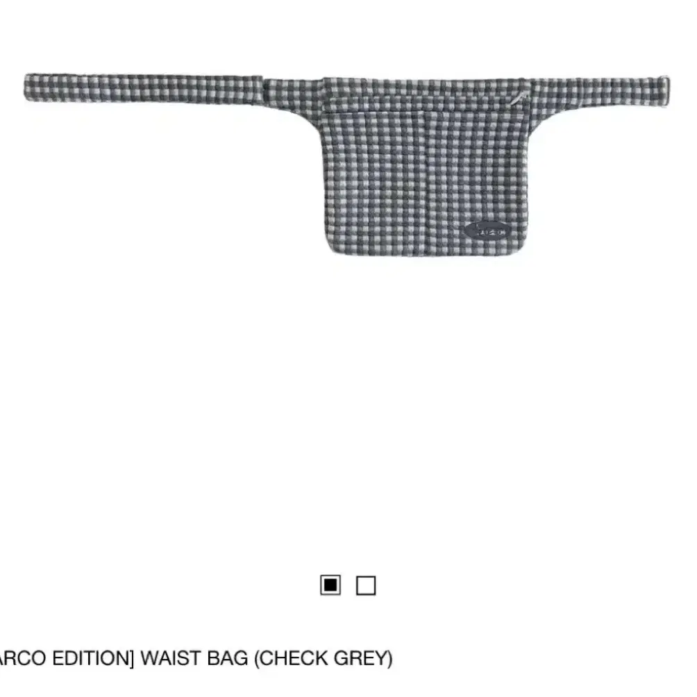 Jichoi Parco Edition Waist Bag Check Gray #지초이,#Jichoi on