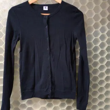 PETIT BATEAU 블랙 가디건 M 사이즈