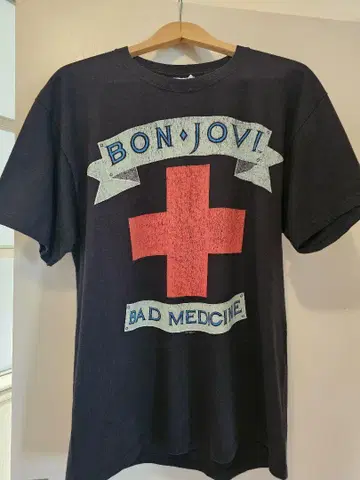 BON JOVI BAD MEDICINE 티셔츠 빈티지