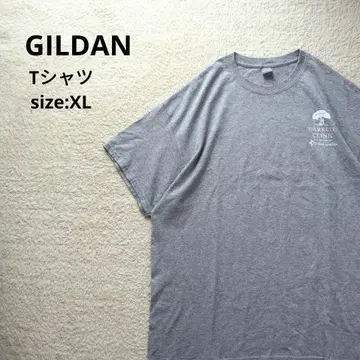 GILDAN 티셔츠 그레이 XL 상당 오버 사이즈 티셔츠
