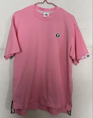 Aape 핑크 티셔츠 / S 사이즈
