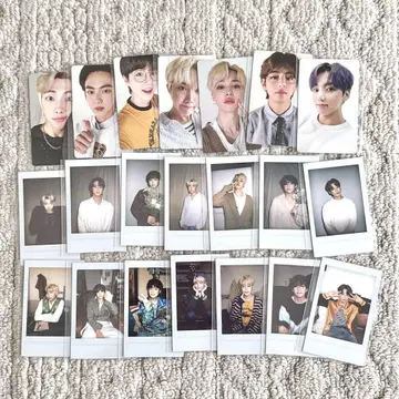 BTS 데코 키트 양면 트레이딩 카드 + 폴라로이드 21장 세트