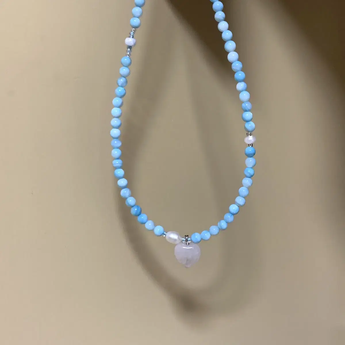 [New] Natural Stone Necklace (Surgical Steel)