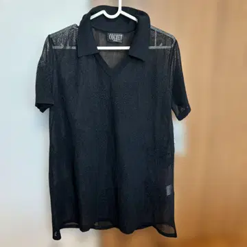 COCHET 블랙 반팔 셔츠