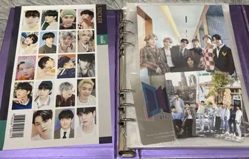 BTS 바인더 전 멤버 트레이딩 카드 포함