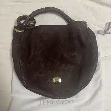 JIMMY CHOO/스카이 백 가죽 브라운