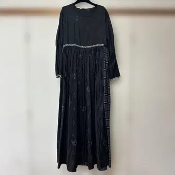 injiri 인지리 실크 블랙 롱 드레스