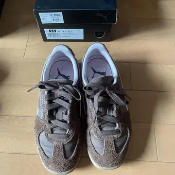 Puma 팔레르모 스니커즈 36 (22.5cm) 브라운 모모 씨 콜라보