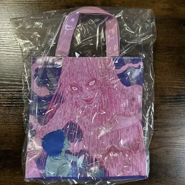 이토 준지 스퀘어 비닐 토트백 토미에