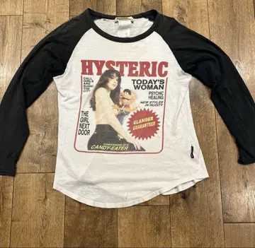 HYSTERIC 그래픽 래글런 티셔츠