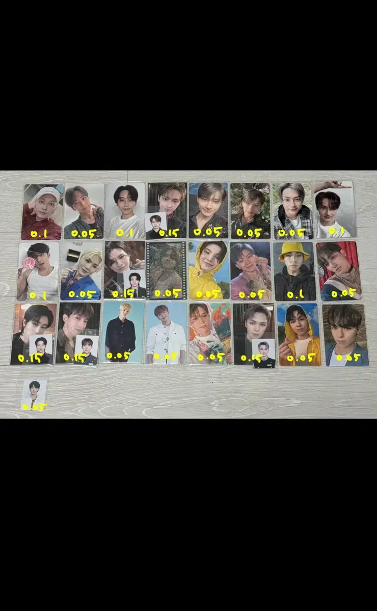 세븐틴 포카 처분 양도 정한조슈아준원우우지디에잇민규도겸승관버논