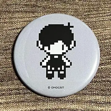 OMORI 콜라보 카페 캔뱃지 봉돌