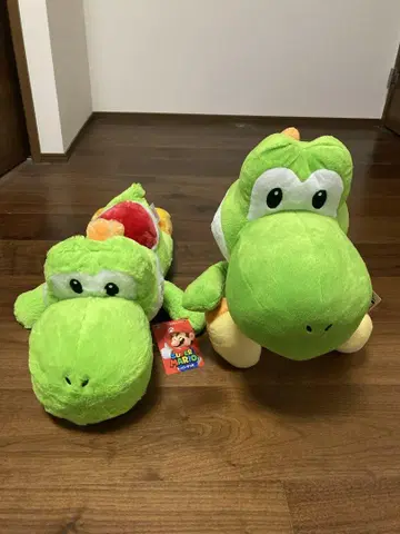 특대형 요시 봉제 인형 2개 세트