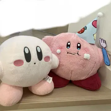 커비 봉제 인형 케이크 파티
