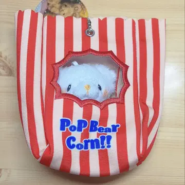 이토와타메 마스코트 봉제 인형 팝콘 곰
