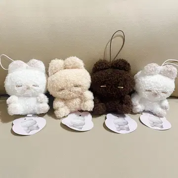 토끼 네무짱 마스코트 봉제 인형 2 컴플리트 세트
