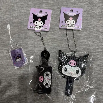 산리오 키라데코 미니어처 참 쿠로미 브러쉬 거울