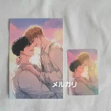 파란 여름의 끝, 혜택 엽서 포토 카드 트레이딩 카드 한국 BL