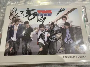 TWS 전 멤버 사인회 색지