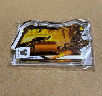 복권 컬렉션 카라쿠리 서커스 A상 도안 아크릴 블록 금 7 가토 나루미