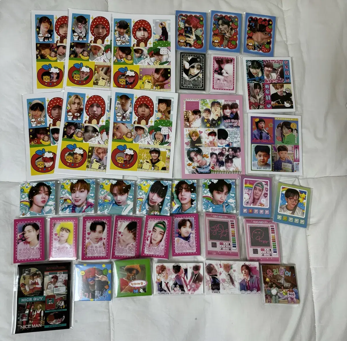 보이넥스트도어 2배 이상 스티커류 비공굿 일괄 판매