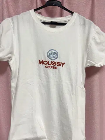 MOUSSY CRUISE 화이트 티셔츠