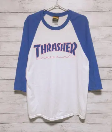 90~00s anvil 택 트레셔 래글런 티셔츠 트레셔