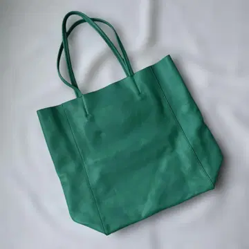 ZARA 그린 백 천연 가죽 그린