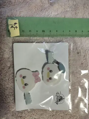 디즈니 토끼 귀가 달린 캐릭터 도널드 덕 헤어 클립