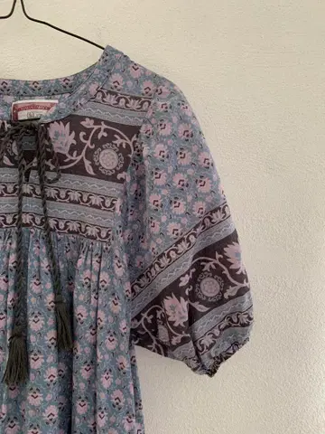 스튜디오 클립 블록 프린트 원피스 SOMANI FABRIC