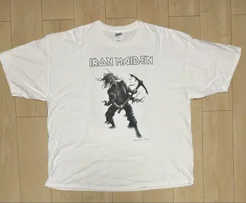 IRON MAIDEN 아이언 메이든 티셔츠 빈티지 화이트