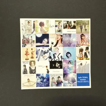 moumoon 부드러운 달 아래에서 사인 포함 스티커