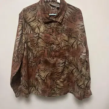 CHICO'S DESIGN 90s 레오파드 무늬 셔츠 자켓