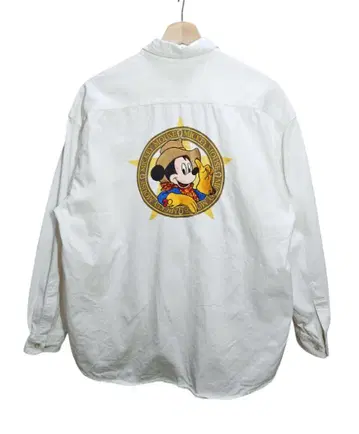 TOKYO DISNEYLAND 미키 뒷면 자수 긴팔 셔츠