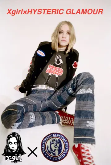 HYSTERIC.x-girl 콜라보 데님