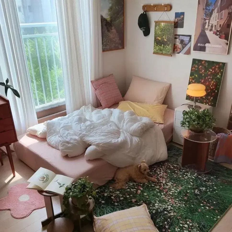 Fluffy Archive Flower Garden Rug #러그,#플라워러그,#플러피아카이브 on Bunjang Global Site.