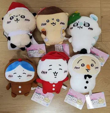 치이카와 (먼작귀) 메리 크리스마스 봉제 인형 컴프 세트