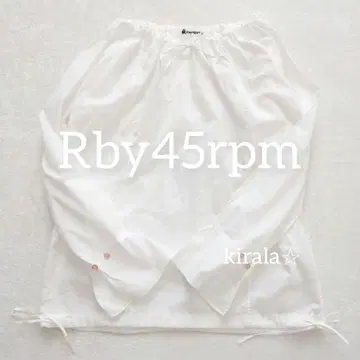 Rby45rpm 코튼 풀오버 블라우스