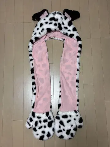 101마리 강아지 머플러 캡
