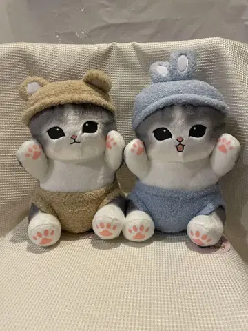 모프 샌드 mofusand 냥팬츠! BIG 봉제 인형 2종 세트